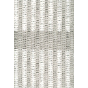 Tapis Woodnotes Cut Stripe 170x240 Fil de papier/Blanc Pierre