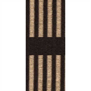 Tapis Woodnotes Cut Stripe 200x300 Fil de Papier/ Noir