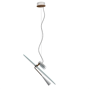 Stilnovo Bascula Suspension Blanc/ Bronze