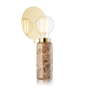 Lampe à Poser Blindspot Design By Us Marron clair/Marbre Emperador