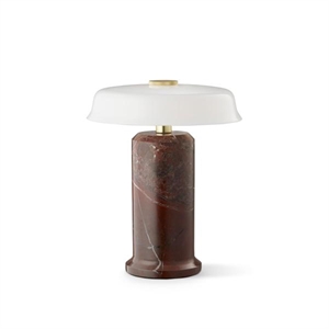 Lampe Portable Trip No. 2 Design By Us, Marbre Bordeaux /opale Brillant