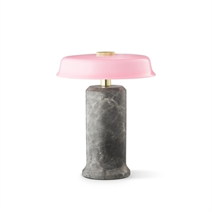 Lampe Portable Trip No. 2 Design By Us, Marbre Argent /rose