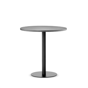 Table Basse Skins Ø74 Noir /fumée, Design By Us