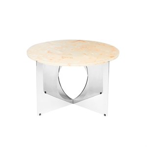 Table Basse This Is Art, Design By Us, Chrome/crème