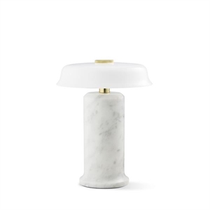 Lampe Portable Trip No. 2 Design By Us en Marbre de Carrare/opale Brillante