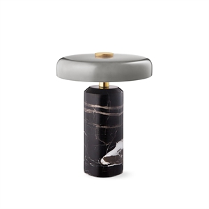 Lampe Portable Trip Design By Us, Marbre Cendré/ Gris