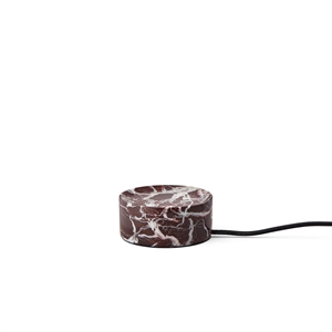 Câble de Chargeur de Voyage Design By Us en Marbre Bordeaux