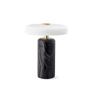 Lampe Portable Trip Design By Us, Marbre Anthracite/opale Mat