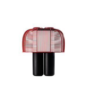 DCWéditions Yasuke Lampe à Poser Noir/ Rouge