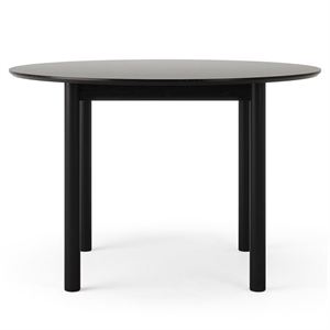 Table à Manger Department Wood Ø110 cm Noir