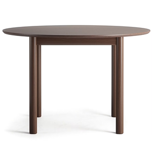 Table à manger Department Wood Ø110 cm Chêne foncé