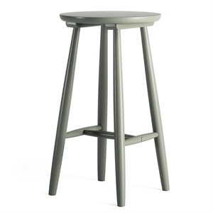 Tabouret de Bar Department Wood H23 Gris Vert