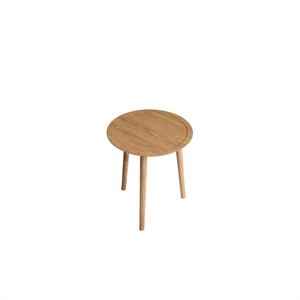 Table basse Dodona Ø46 Chêne huilé Collection Ro