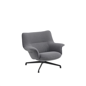 Muuto Doze Fauteuil Dossier Bas Ocean 80/Anthracite Noir