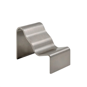 Banc Muuto Dream View 60 cm en Aluminium Brossé
