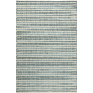 Tapis Dune Decotique 200x300 Bleu Poudré/ Blanc Cassé