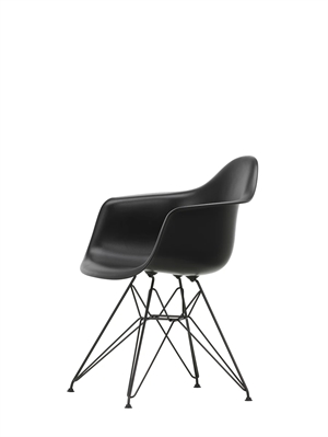 Vitra Eames Plastic DAR Dining Chair RE Noir Profond/ Noir