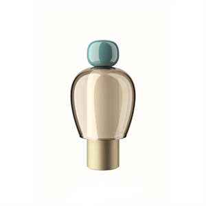 Lodes Easy Peasy Lampe Portative Turquoise/Miel/Or