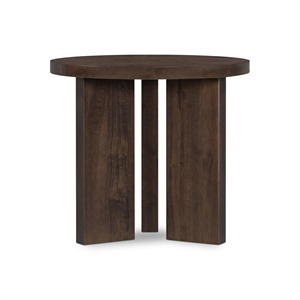 Table D'appoint Decotique Eden Ø50 Chêne Fumé