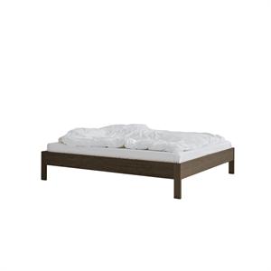 Cadre de lit Rye Sleep Owner sans tête de lit 180x200 Chêne fumé