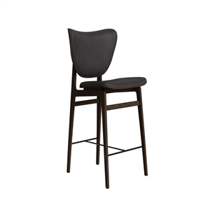 Tabouret de Bar Éléphant NORR11 H65 Chêne Fumé foncé/Anthracite 21003
