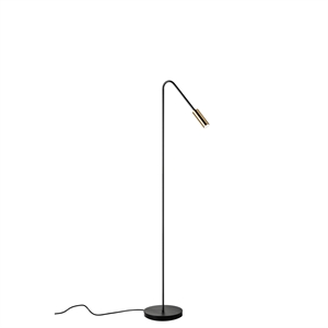 Lampadaire Estiluz Volta 3000K Noir/ Or Satin