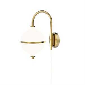 Rebello Eternal Moonlight Applique Murale Ø15 Câble Blanc