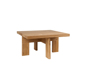 Table Basse Carrée Frama Farmhouse en Chêne Naturel