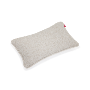 Coussin Fatboy en Bouclette Recyclée Beige