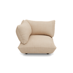 Siège D'angle Gauche Fatboy Sumo en Corde Recyclée Beige