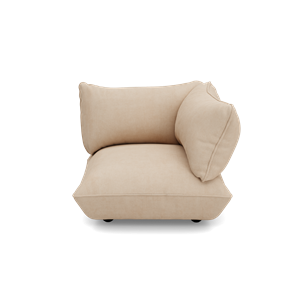 Siège D'angle Droit Fatboy Sumo en Corde Recyclée Beige