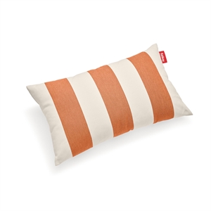 Oreiller Fatboy King 66x40 cm à Rayures Orange et Crème