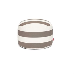 Pouf D'extérieur Fatboy Point, Grand Modèle à Rayures, Couleur Cacao