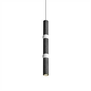Plafonnier Oblure Lightbone, Grand Suspension Noir