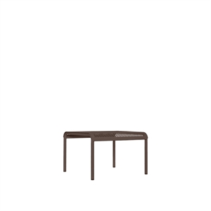 Table de Jardin Basse Dapple de Ferm Living, 57 x 57 Cm, Chocolat Noir