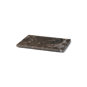 Ferm Living Plateau Pour Plant Box Marbre Marron Foncé