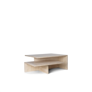 Table Basse Ferm Living Distinct Grande Duo en Travertin