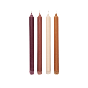 Bougies Ferm Living Pure Candles, Lot de 4.