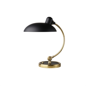 Fritz Hansen Kaiser Idell 6631 Luxus Lampe à Poser Noir Mat & Laiton - Special Edition