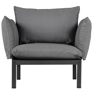 Ensemble de 2 Accoudoirs Fiam Domino Anthracite
