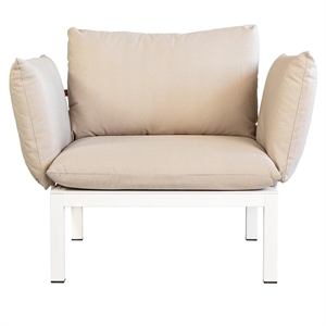 Ensemble de 2 Accoudoirs Fiam Domino Beige