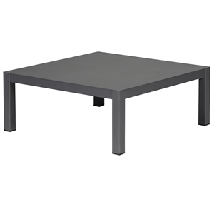 Table Basse D'extérieur Fiam Domino 70x70 Anthracite