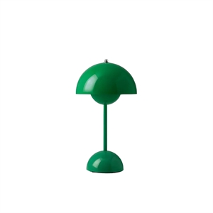 Lampe Portable &Tradition Flowerpot VP9 Vert Signalisation