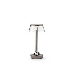 Lampe Portable Flos Bon Jour Unplugged Chrome Noir
