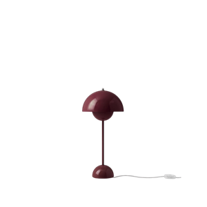 &Tradition Flowerpot VP3 Lampe à Poser Prune Foncée