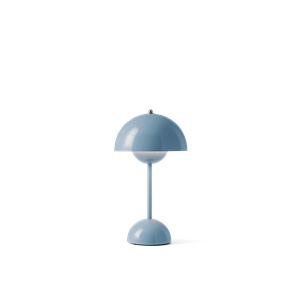 &Tradition Flowerpot VP9 Lampe à Poser Portable Bleu Clair