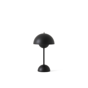 &Tradition Flowerpot VP9 Lampe à Poser Portable Noir Mat