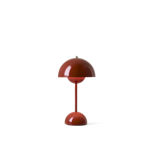 &Tradition Flowerpot VP9 Lampe à Poser Portable Rouge Brun