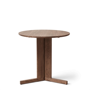 Table Form & Refine Trefoil Ø75 Chêne Fumé