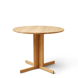 Table Form & Refine Trefoil Ø90 en Chêne